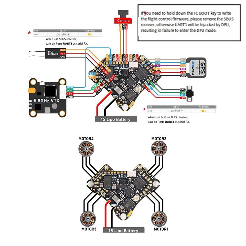 FBIL-F435 NEO 1S AIO Flight Co - Drone Flight Controller ulasan dan harga