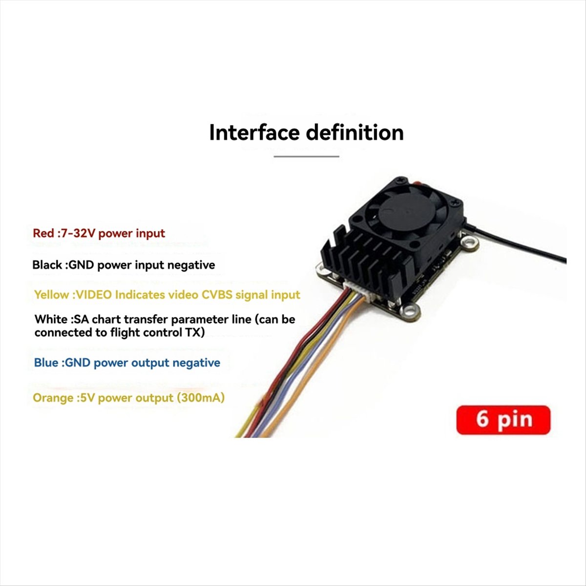 5.8G 2W VTX 2000mW FPV Video T - Drone Transmitter ulasan dan harga