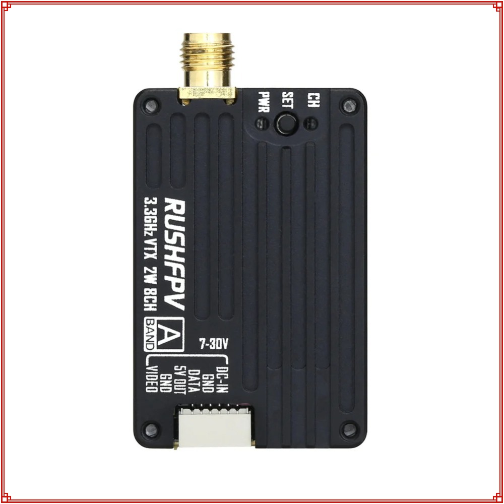 2026 New RUSHFPV 3.3G 2W VTX T - Drone Receiver ulasan dan harga