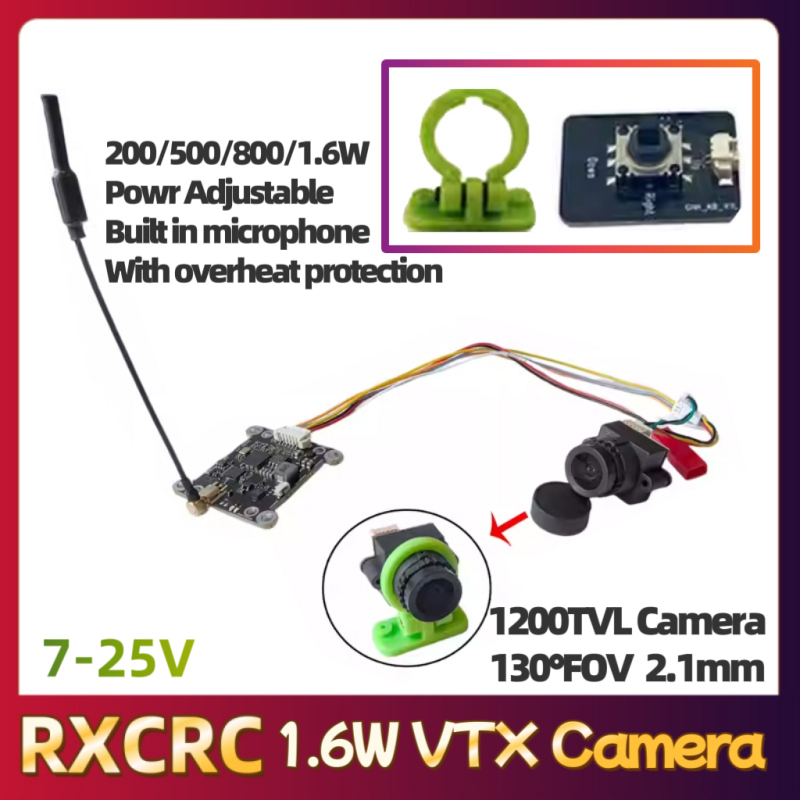 RXCRC 5.8G Module 48CH 1.6W VT - Drone Receiver ulasan dan harga