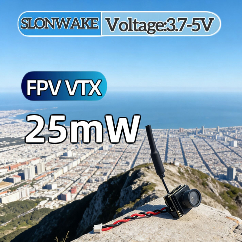SLONWAKE FPV 25mW power simula - Drone Receiver ulasan dan harga
