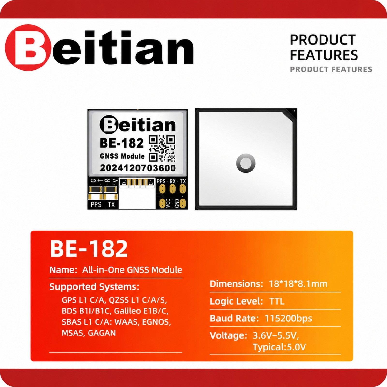 Beitian M10 Triple Mode GNSS C - Drone Compass ulasan dan harga